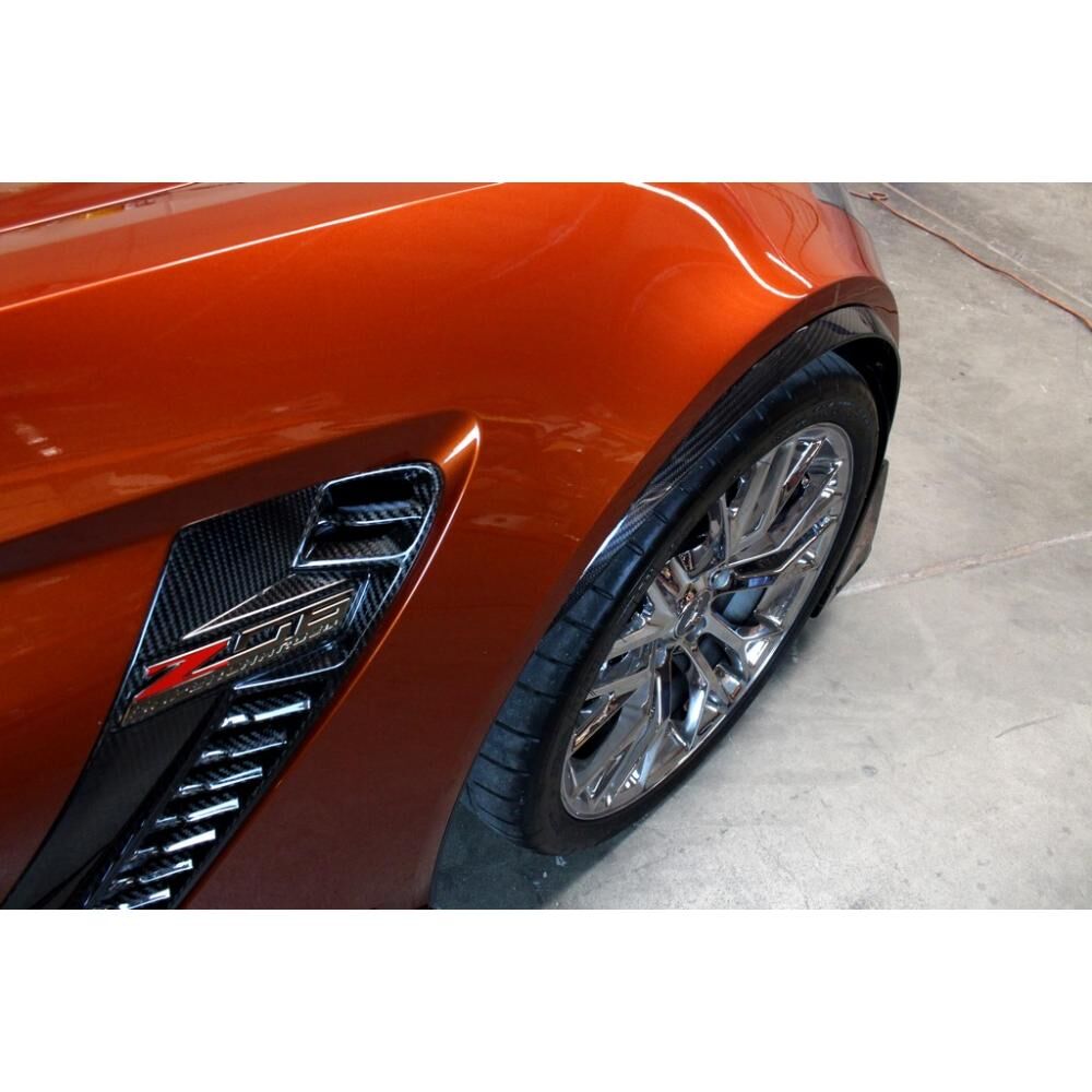 2015-2017 Chevy Corvette C7 Z06 APR Carbon Fiber Wheel Arch Moldings