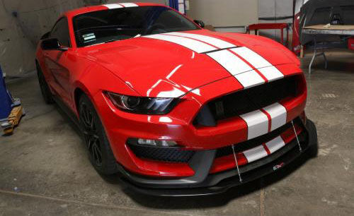 2015-2017 Ford Mustang Shelby GT350 APR Carbon Fiber Front Splitter + Rods