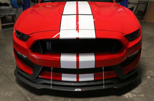 2015-2017 Ford Mustang Shelby GT350 APR Carbon Fiber Front Splitter + Rods