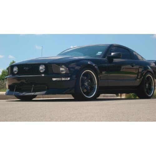 2005-2009 Ford Mustang w/CDC Front APR Carbon Fiber Front Splitter With Rods
