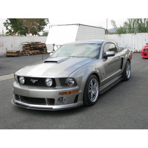 2005-2009 Ford Mustang Roush APR Carbon Fiber Front Splitter With Rods