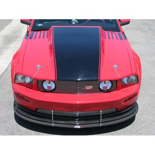 2005-2009 Ford Mustang GT w/APR Front Lip APR Carbon Fiber Front Splitter With Rods