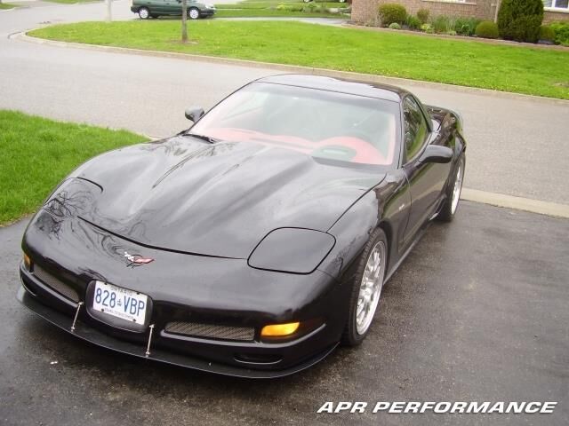 1997-2004 Chevy Corvette C5 APR Carbon Fiber Front Splitter With Rods