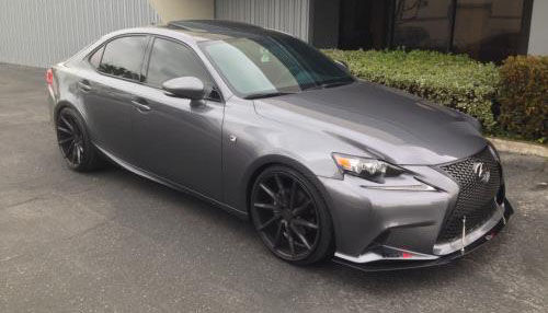 2014-2016 Lexus IS250/IS300/IS350 F-Sport APR Carbon Fiber Front Splitter + Rods