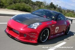 2003-2008 Nissan 350z APR Carbon Fiber Front Splitter With Rods