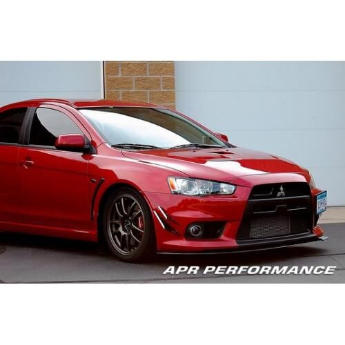 2008-2013 Mitsubishi EVO X APR Carbon Fiber Front Splitter With Rods