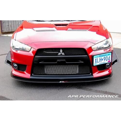 2008-2013 Mitsubishi EVO X APR Carbon Fiber Front Splitter With Rods
