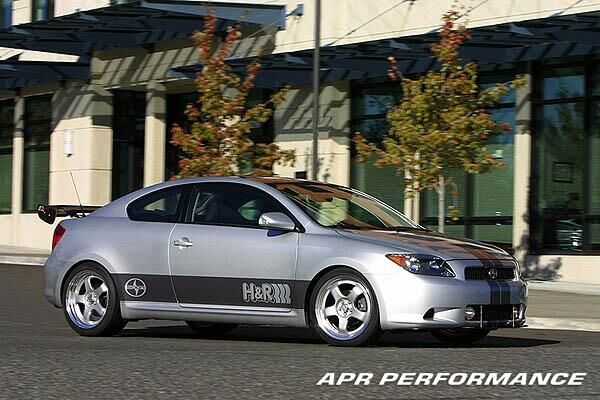 2005-2010 Scion tC APR Carbon Fiber Front Splitter With Rods