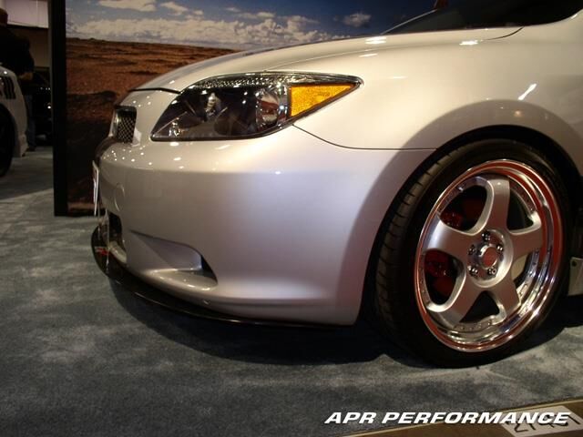 2005-2010 Scion tC APR Carbon Fiber Front Splitter With Rods