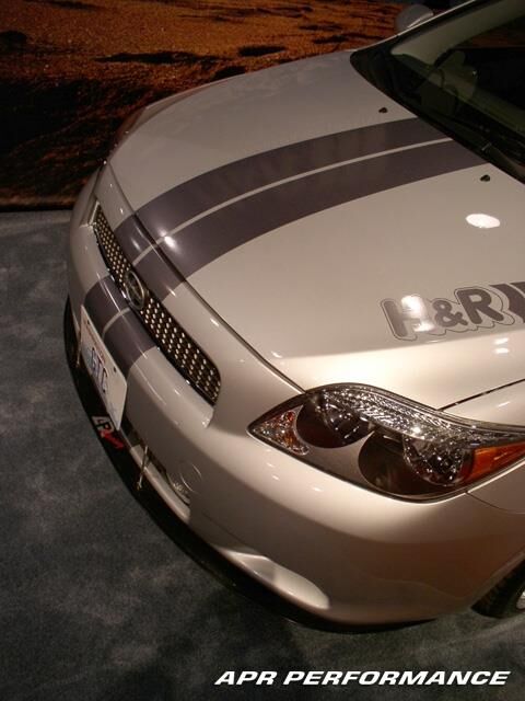2005-2010 Scion tC APR Carbon Fiber Front Splitter With Rods
