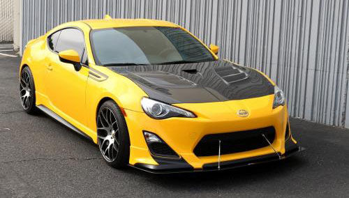 2015-2017 Scion FRS TRD 1.0 APR Carbon Fiber Front Splitter + Rods