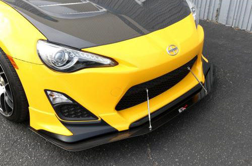 2015-2017 Scion FRS TRD 1.0 APR Carbon Fiber Front Splitter + Rods