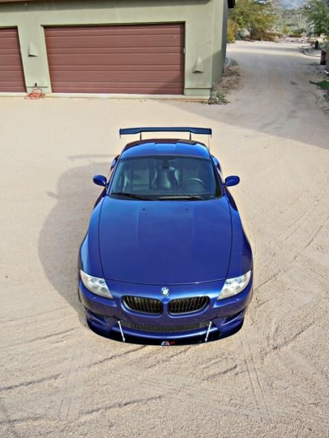 2002-2008 BMW Z4M Coupe/Roadster APR Carbon Fiber Front Splitter With Rods
