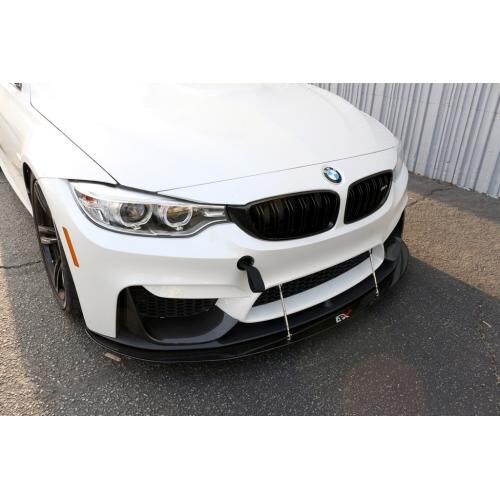 2014-2016 BMW F80 M3 w/Perf Lip APR Carbon Fiber Front Splitter With Rods