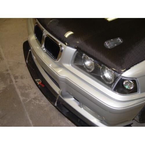 1992-1999 BMW E36 M3 APR Carbon Fiber Front Splitter With Rods