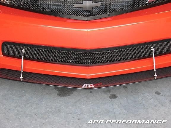 2010-2013 Chevy Camaro SS APR Carbon Fiber Front Splitter With Rods