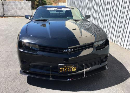 2014-2015 Chevy Camaro V6 APR Carbon Fiber Front Splitter + Rods