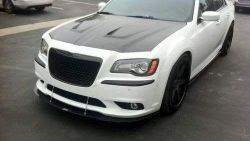 2011-2023 Chrysler 300c SRT APR Carbon Fiber Front Splitter + Rods