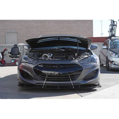 2013-2016 Hyundai Genesis Coupe APR Carbon Fiber Front Splitter With Rods