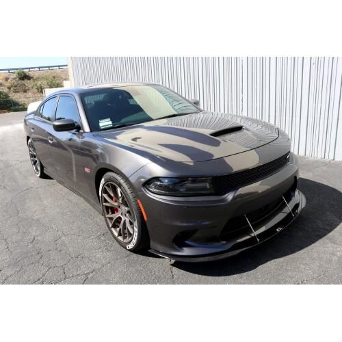 2015-2023 Dodge Charger SRT-8/HellCat/Scat-Pack APR Carbon Fiber Front Splitter With Rods