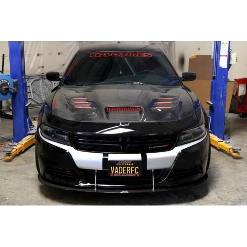 2015-2023 Dodge Charger R/T APR Carbon Fiber Front Splitter + Rods