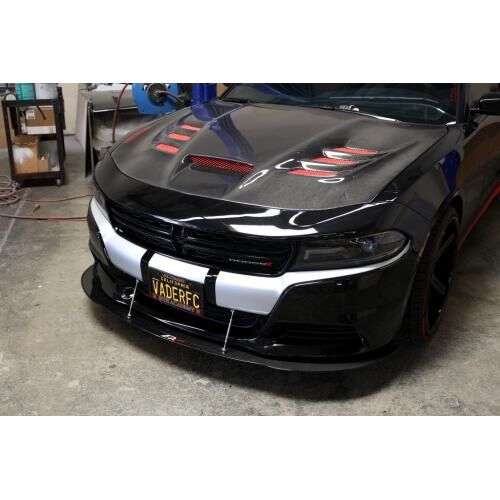 2015-2023 Dodge Charger R/T APR Carbon Fiber Front Splitter + Rods