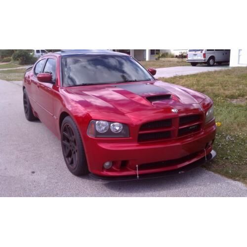 2006-2010 Dodge Charger SRT-8 APR Carbon Fiber Front Splitter With Rods