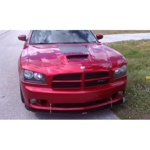 2006-2010 Dodge Charger SRT-8 APR Carbon Fiber Front Splitter With Rods