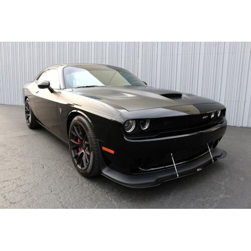 2015-2019 Dodge Challenger HellCat APR Carbon Fiber Front Splitter With Rods