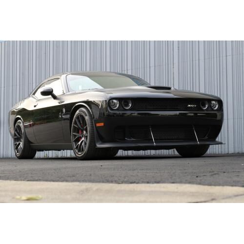2015-2019 Dodge Challenger HellCat APR Carbon Fiber Front Splitter With Rods