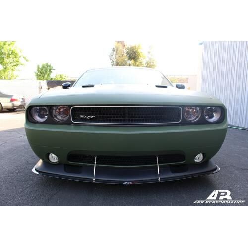 2011-2014 Dodge Challenger SRT-8 APR Carbon Fiber Front Splitter With Rods