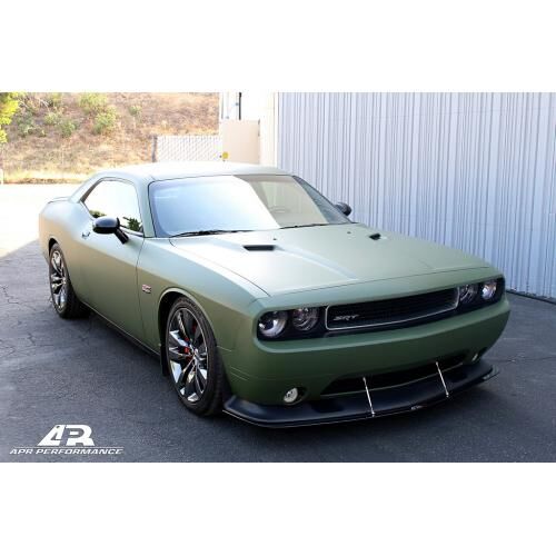 2011-2014 Dodge Challenger SRT-8 APR Carbon Fiber Front Splitter With Rods