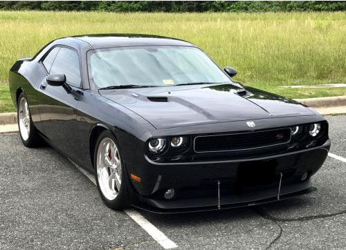 2008-2010 Dodge Challenger R/T APR Carbon Fiber Front Splitter + Rods