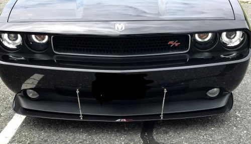 2008-2010 Dodge Challenger R/T APR Carbon Fiber Front Splitter + Rods
