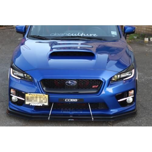 2015-2017 Subaru WRX & STI w/Factory Lip APR Carbon Fiber Front Splitter With Rods