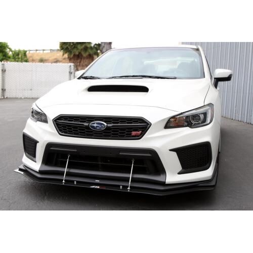 2018-2021 Subaru Impreza WRX/STI APR Carbon Fiber Front Splitter + Rods w/Factory Front Lip