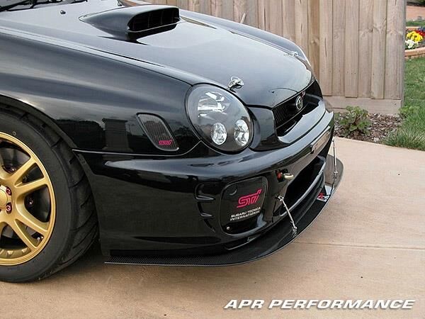 2002-2003 Subaru WRX/STi APR Carbon Fiber Front Splitter With Rods