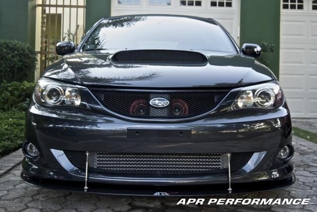 2002-2003 Subaru WRX/STi APR Carbon Fiber Front Splitter With Rods