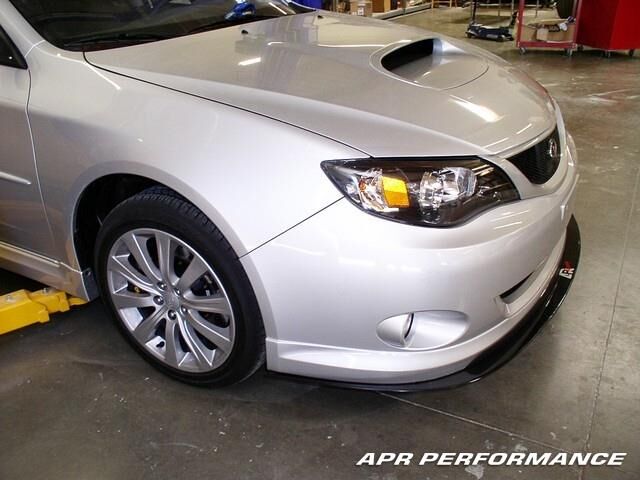 2008-2010 Subaru STi APR Carbon Fiber Front Splitter With Rods