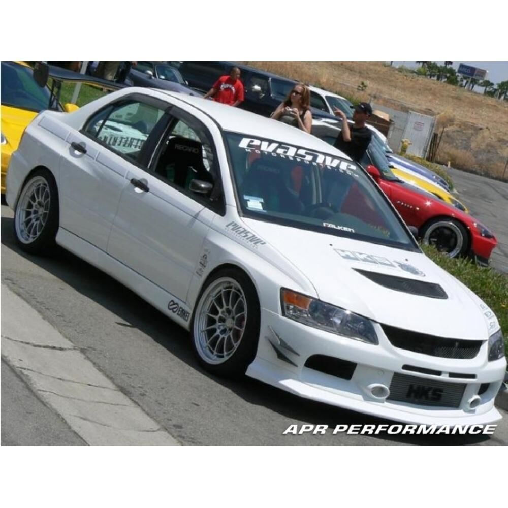 2003-2007 Mitsubishi EVO 8/9 APR Fiberglass Front Bumper w/Front Air Dam