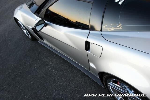 2005-2013 Chevy Corvette C6 Z06 APR Carbon Fiber Side Splitters/Rocker Extensions