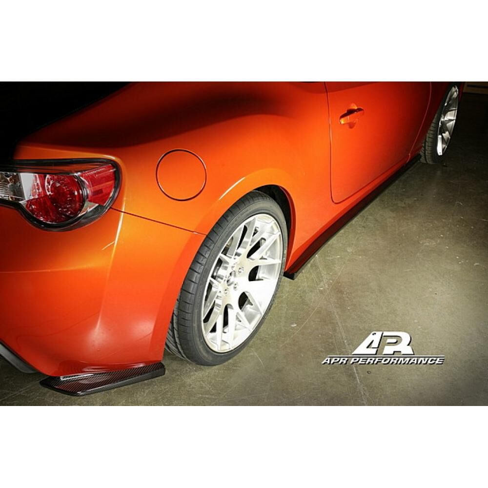 2013-2016 Subaru BRZ APR Carbon Fiber Rear Bumper Skirts
