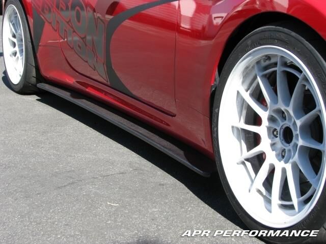 2009-2013 Hyundai Genesis APR Carbon Fiber Side Splitters/Rocker Extensions