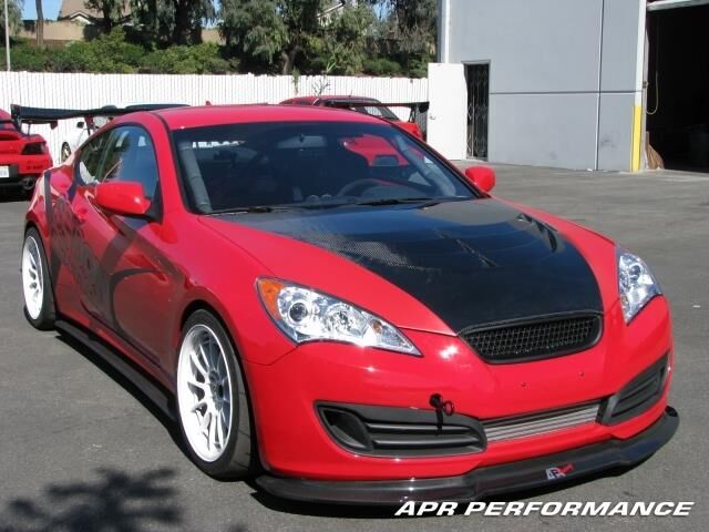 2009-2013 Hyundai Genesis APR Carbon Fiber Side Splitters/Rocker Extensions