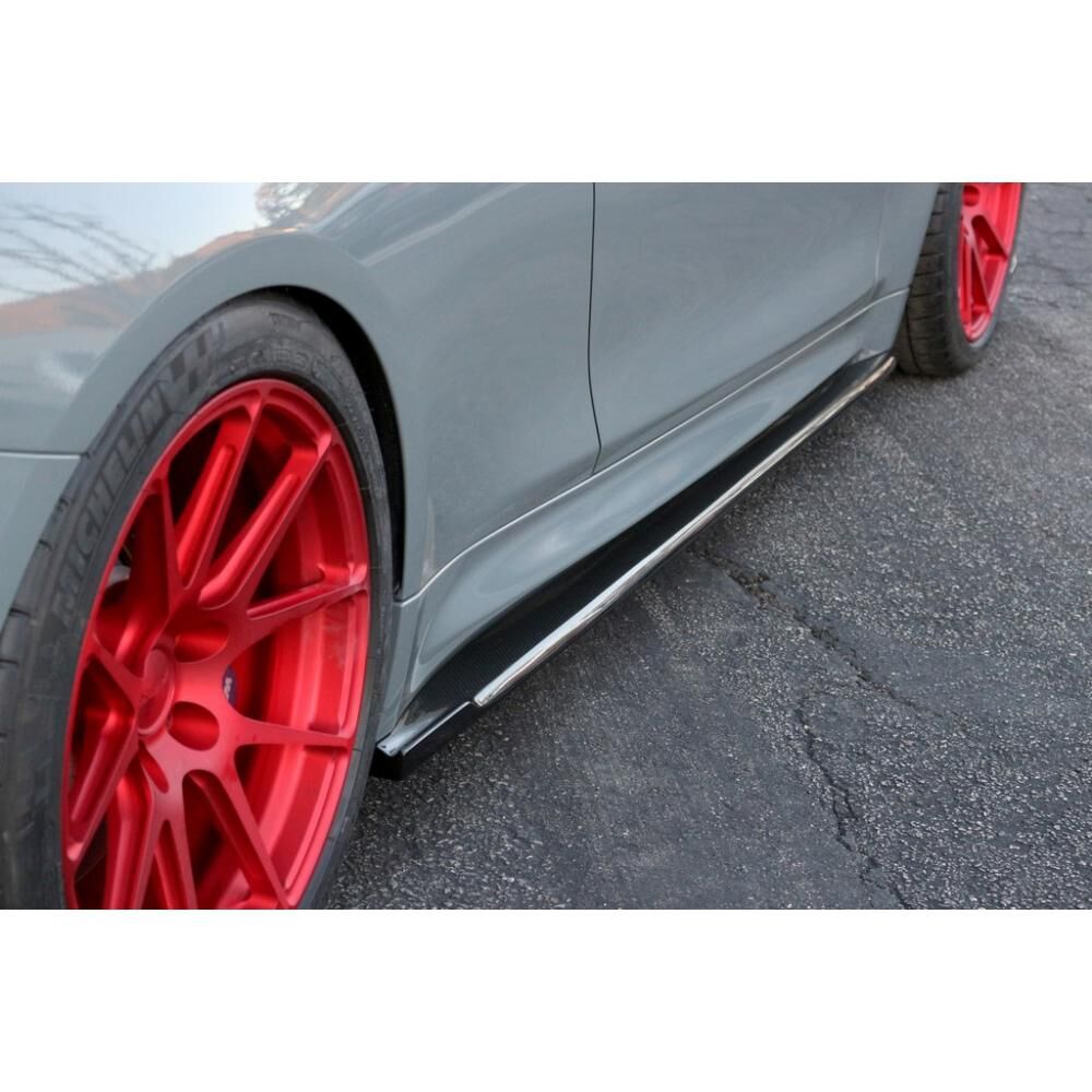 2014-2016 BMW M4 E82 APR Carbon Fiber Side Splitters/Rocker Extensions