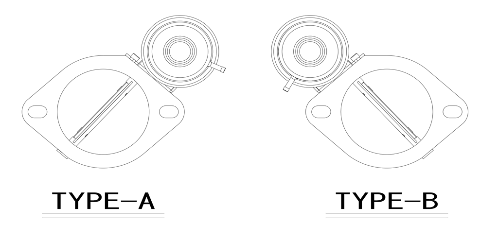 APEXi Active Exhaust Control Valve (ECV), Flange-Type, 65mm (Type B) Flange Type 65mm (Type B)