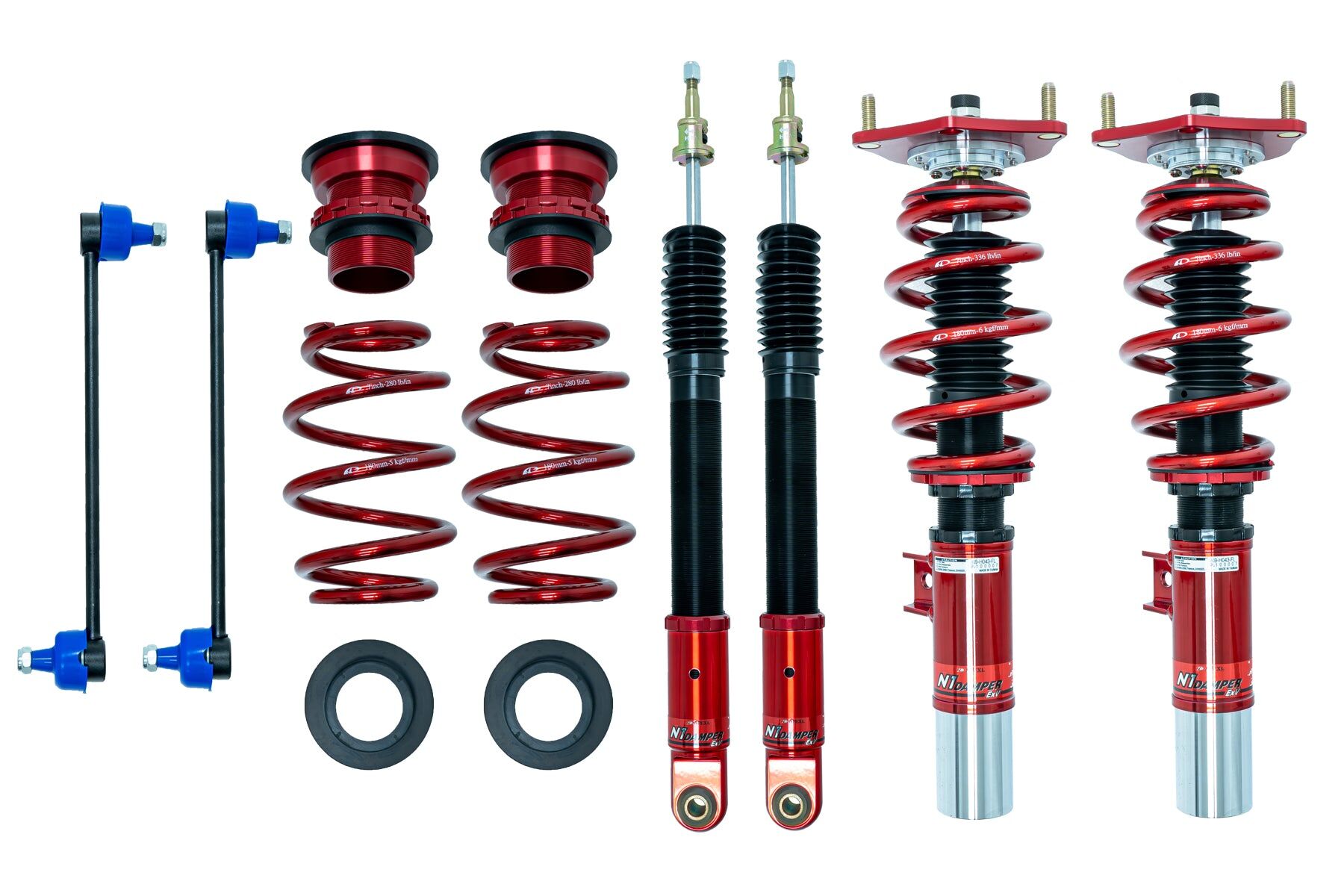 2017-2021 Honda Civic FK7 Hatchback APEXi N1 Type EXV Suspension Kit - 269AH043