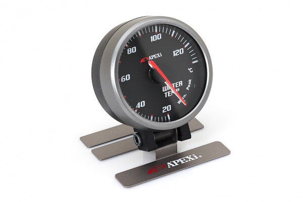 APEXi EL II System Gauge Water Temp Black Display / Silver Ring