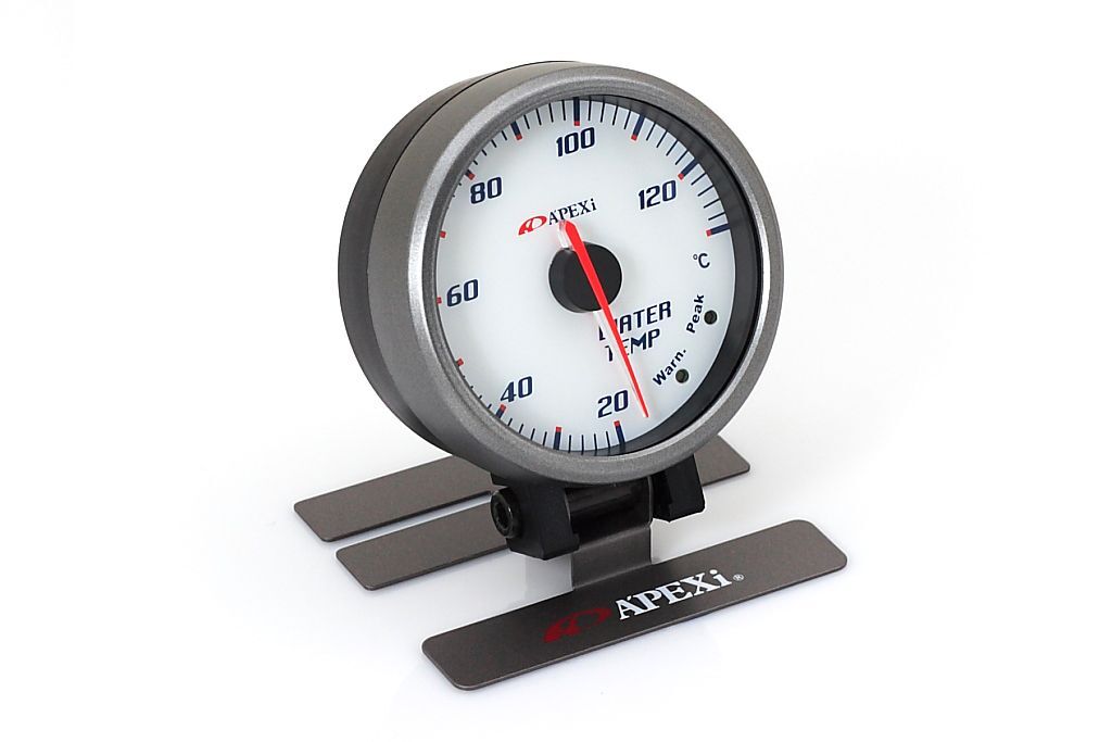 APEXi EL II System Gauge Water Temp Black Display / Black Ring
