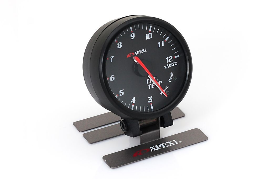 APEXi EL II System Gauge Exhaust Gas Temp Black Display / Black Ring